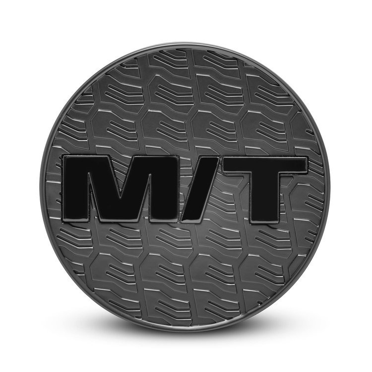 274691 Open 5 Wheel Center Cap for 6 x 120 mm Wheels [Satin Black]