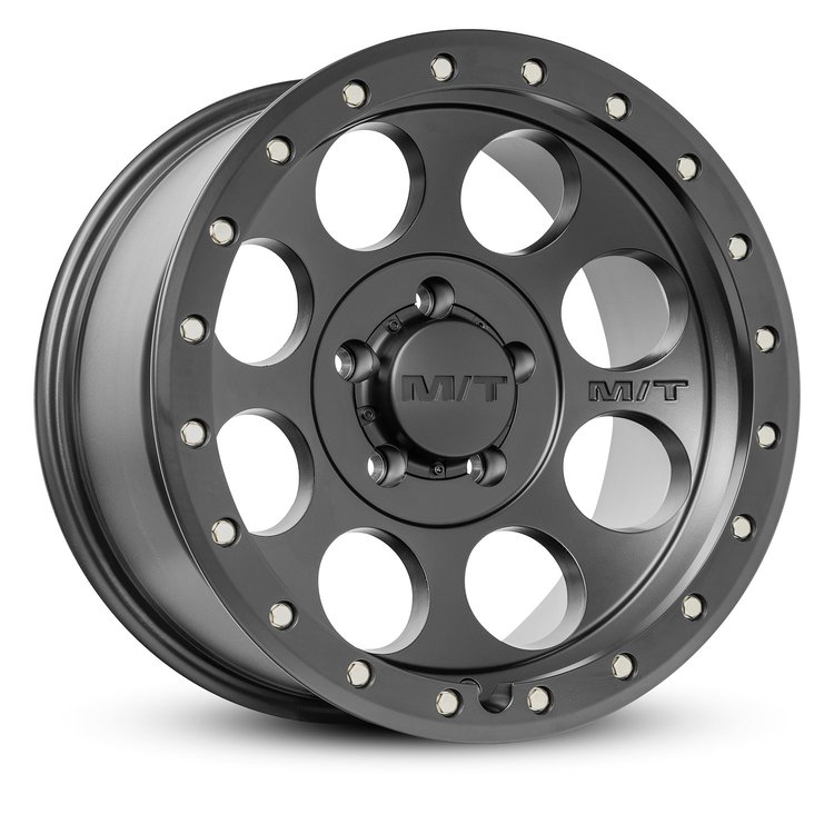 274239 Classic Pro Wheel [Size: 17"x9"] Satin Black, Simulated Beadlock w/Zinc Bolts
