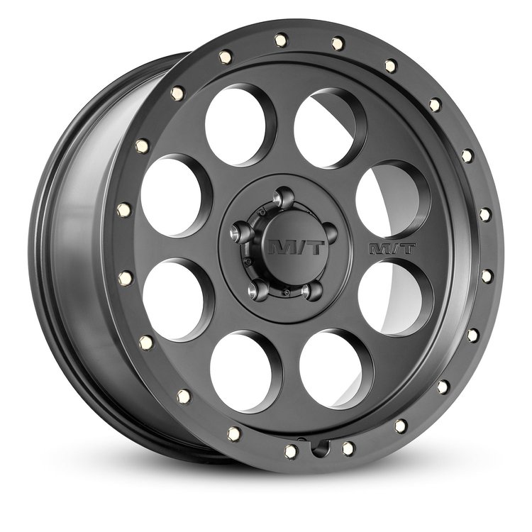 274704 Classic Pro Wheel [Size: 20"x9"] Satin Black, Simulated Beadlock w/Zinc Bolts