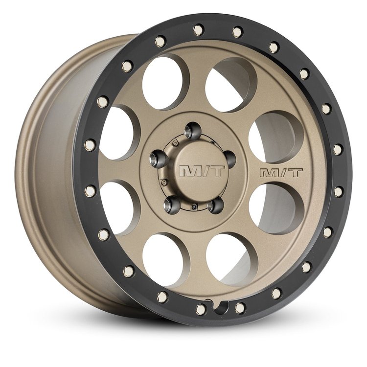 274479 Classic Pro Wheel [Size: 17"x9"] Satin Bronze w/Black Lip, Simulated Beadlock w/Zinc Bolts