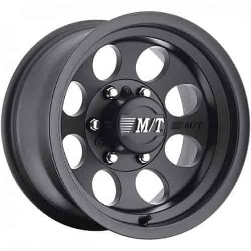 Classic III Wheel Size: 15" x 7" Bolt Circle: 5 x 4-1/2" Rear Spacing: 3-5/8" Finish: Satin Black