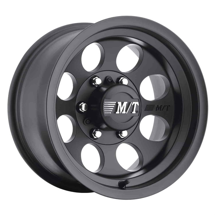 Classic III Wheel Size: 17" x 9" Bolt Circle: 6 x 5-1/2" Rear Spacing: 4 1/2" Finish: Satin Black