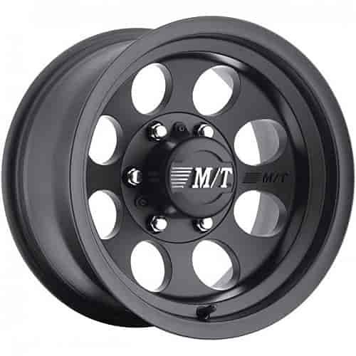 Classic III Wheel Size: 17" x 9" Bolt Circle: 8 x 6-1/2" Rear Spacing: 5" Finish: Satin Black