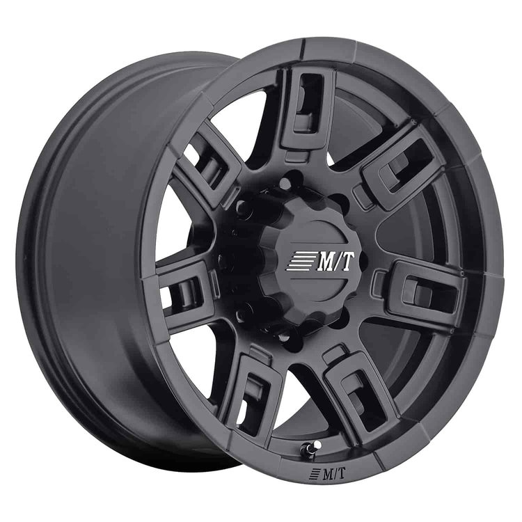 SideBiter II Wheel Size: 20" x 9" Bolt Pattern: 6 x 5-1/2" Rear Spacing: 5" Offset: 0 Max. Load: 3250 lbs
