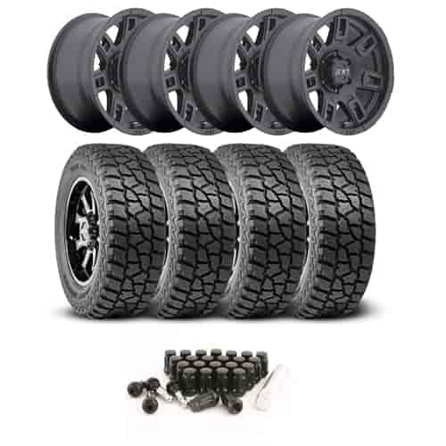 Wheel and Tire Kit for 1987-2006 Jeep Wrangler/1984-2001 Jeep Cherokee