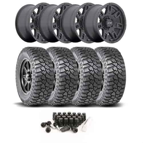 Wheel and Tire Kit for 1987-2006 Jeep Wrangler/1984-2001 Jeep Cherokee
