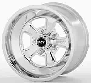 Pro-5 ET Drag Wheel Size: 15" x 10" Rear Spacing: 5-1/2" Bolt Circle: 5 x 4-1/2" Weight: 10.75 lbs.