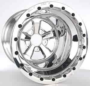 Pro-5 ET Drag Wheel Double Bead-Lock Size: 16" x 16" Rear Spacing: 5" Bolt Circle: 5 x 4-3/4" Weight: 21.9 lbs.