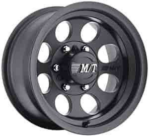 Classic III Black Wheel Size: 17" x 9" Bolt Circle: 5 x 5" Rear Spacing: 4 1/2"