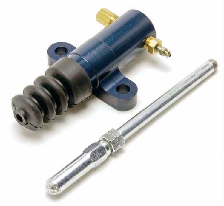 External Slave Cylinder, Anodized Aluminum, 0.875 in. Bore, for 1993-1997 Chevy Camaro & Pontiac Firebird