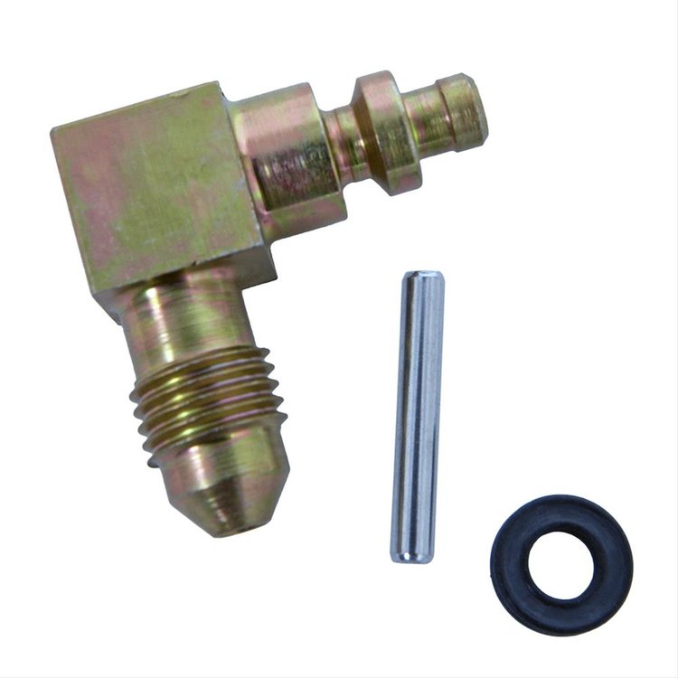 Roll Pin Male Fitting To AN-4 Male Elbow