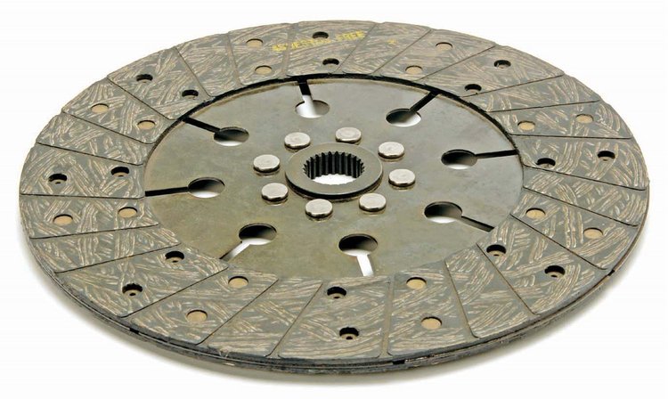 DISC 11 X 1-1/8 X 26 SPL SOLID HUB ORG/BRZ FACING VETTE PULL CLUTCH