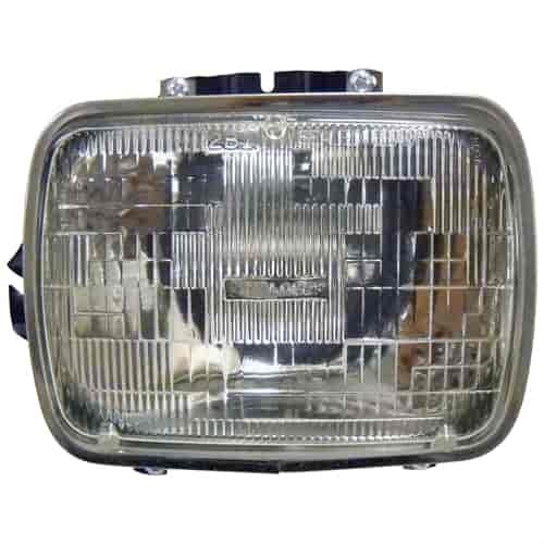 Headlamp Assembly for 1986-1992 Jeep MJ Comanche,1984-2001 Jeep XJ Cherokee, 1987-1995 JEEP YJ Wrangler  [Right/Passenger Side]