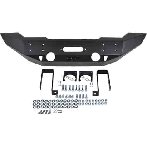 Front Full Width Winch Bumper LineX Coated