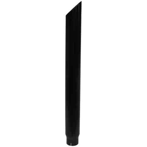 Black Finish Smokers Stacks 48" Long