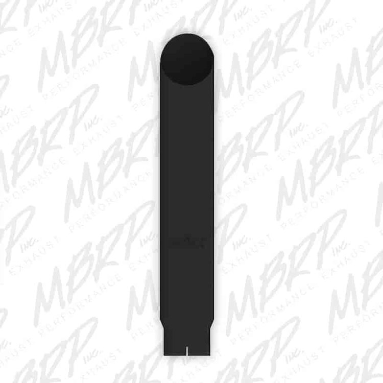Black Finish Smokers Stacks 36" Long