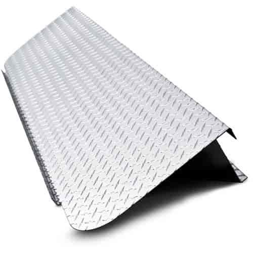 Checker Plate T-Pipe Cover 2007-11 GM Silverado/Sierra 2500/3500 Duramax