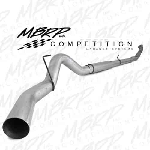 CES Installer Series Turbo Back Single Rear Exit Exhaust System 5 in. Dia. Incl. Muffler No bungs Aluminized