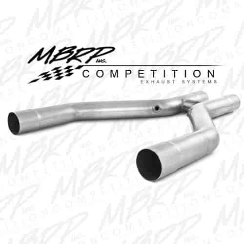 Competition Series Off Road H-Pipe 3 in. Use w/MBRP Cat Back System/Headers Aluminized Steel