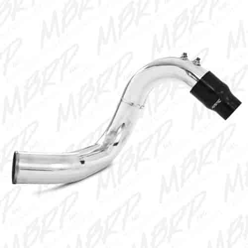 Diesel Intercooler Pipe 3 in. Dia. Passenger Side Polished Aluminum