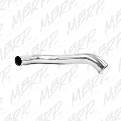 3 Passenger Side Intercooler Pipe polished aluminum