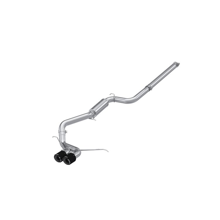 S42013CF Cat-Back Exhaust System 3 in., Dual Center Outlet Race, Carbon Fiber For 2018-2013 Ford Focus