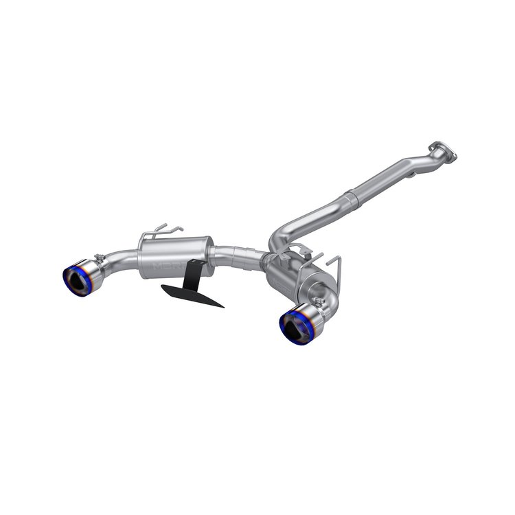 S43023BE Cat-Back Exhaust System 3 in., Dual Rear Exit, Burnt End Fits Select Toyota GR