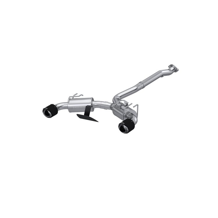 S43023CF Cat-Back Exhaust System 3 in., Dual Rear Exit, Carbon Fiber Fits Select Toyota GR