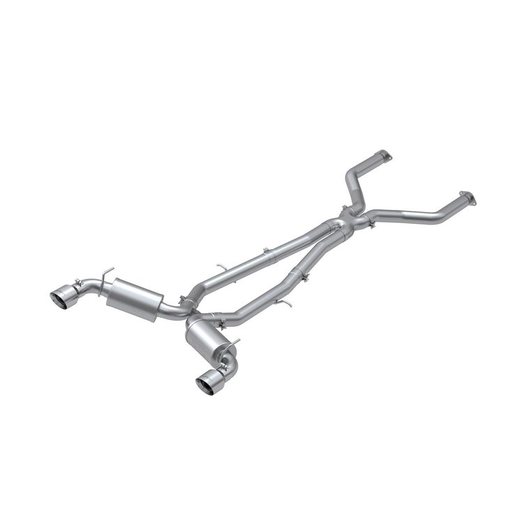 3" CATBACK DUAL REAR T304