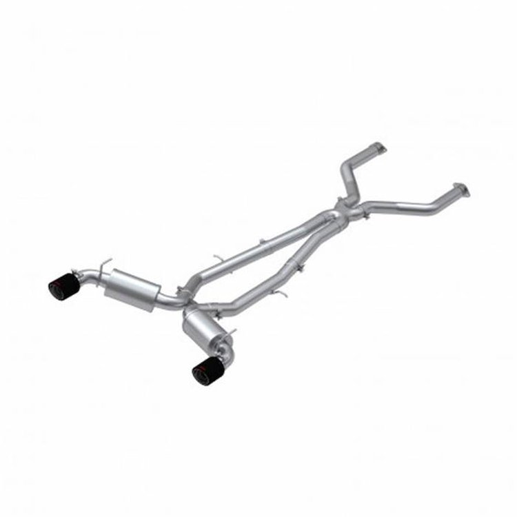 3" CATBACK DUAL T304 C/F