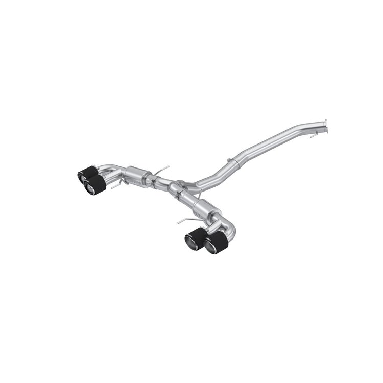 S44073CF Cat-Back Exhaust System 3.5 in. Dual Split Rear Exit, Fits Select Nissan GT-R