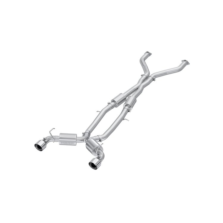 S4408304 Cat-Back Exhaust System 3 in., Dual Rear Exit, Fits Select Nissan Z