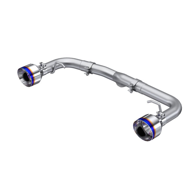 S48053BE Axle-Back Exhaust System 2.5 in. Dual Rear, Burnt End Fits Select Toyota GR86, Subaru BRZ