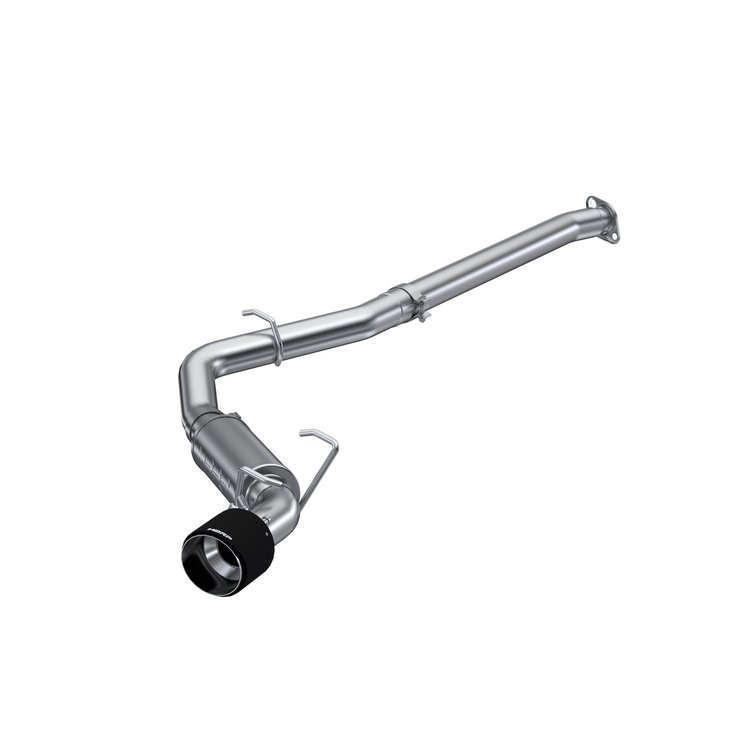 S48063CF Cat-Back Exhaust System 3 in., Rear Exit, with, Carbon Fiber Fits Select Toyota 86, GR86, Scion FR-S, Subaru BRZ