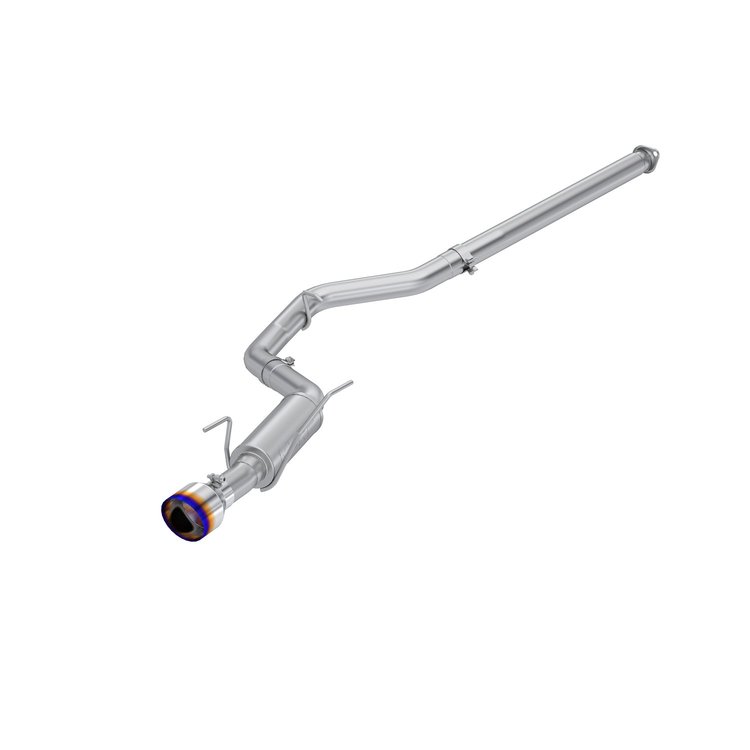 S48093BE Cat-Back Exhaust System 3 in., Rear Exit, with, Burnt End Fits Select Subaru WRX