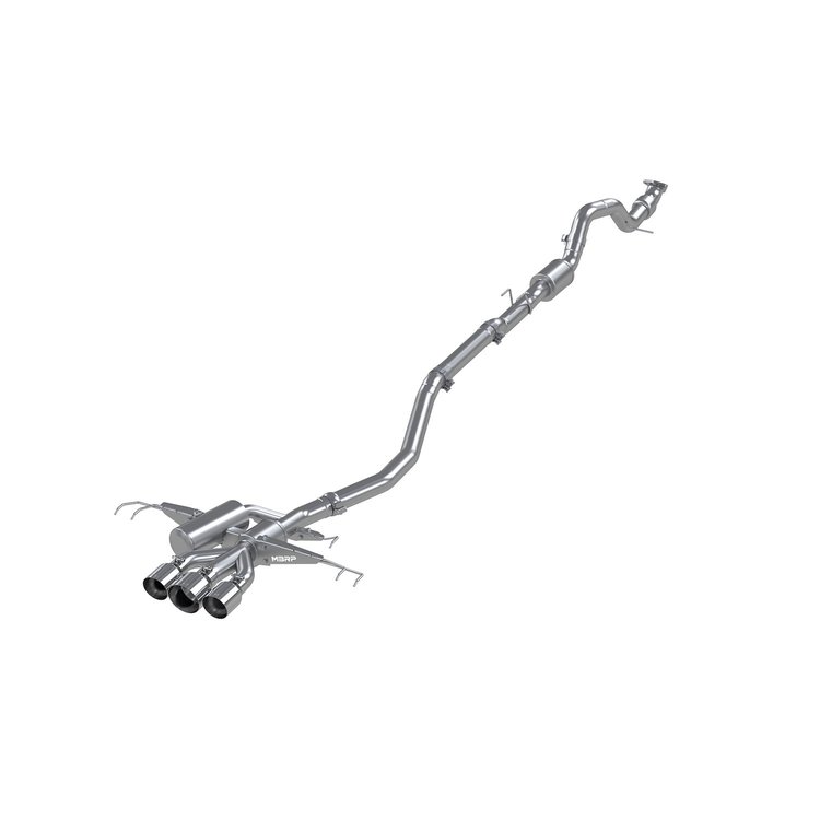 S4901304 Cat-Back Exhaust System 3 in., Triple Centre Rear Exit, For 2021-2021 Honda Civic
