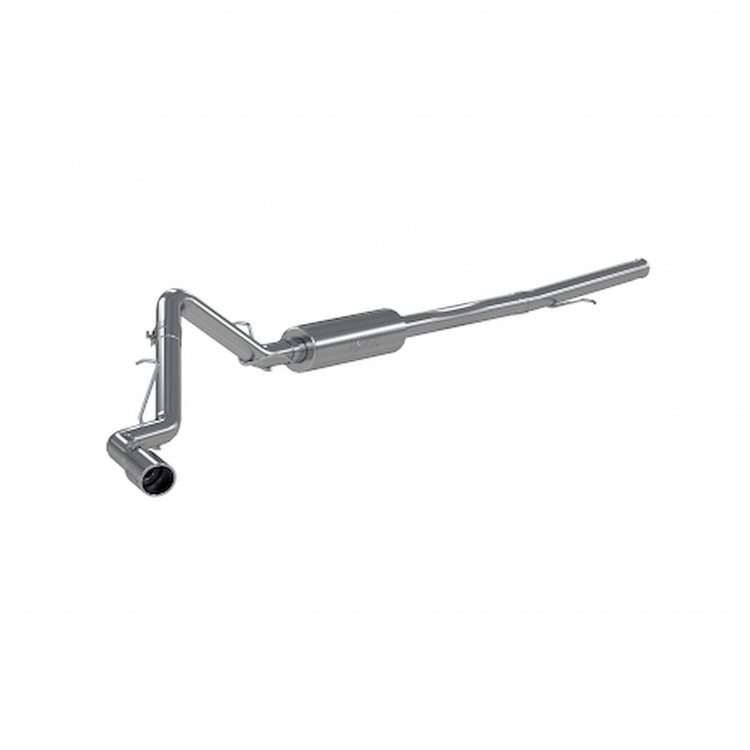 S5087AL Cat-Back Exhaust System 3 in., Side Exit, Fits Select GM 2500, 3500 Trucks and Vans