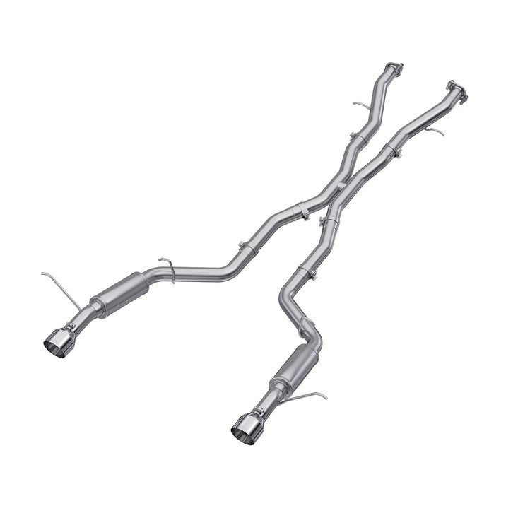 S5105AL Cat-Back Exhaust System 3 in., Dual Rear Exit, Fits Select Dodge Durango