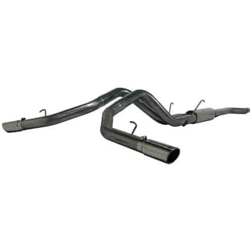XP Series Cat Back Dual Split Side Exit Exhaust System 3.5 in. T409 Stainless Steel Inc. Muffler/Tailpipe/Exhaust Tip