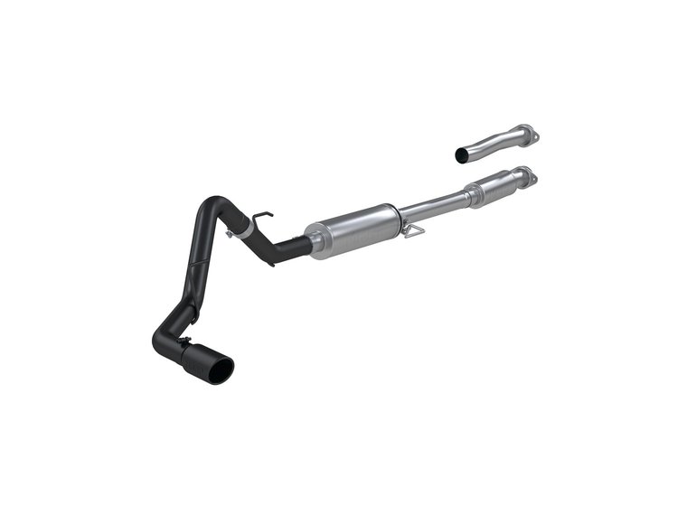 S5211BLK Cat-Back Exhaust System 3 in., Side Exit, Black Fits Select Ford F-150