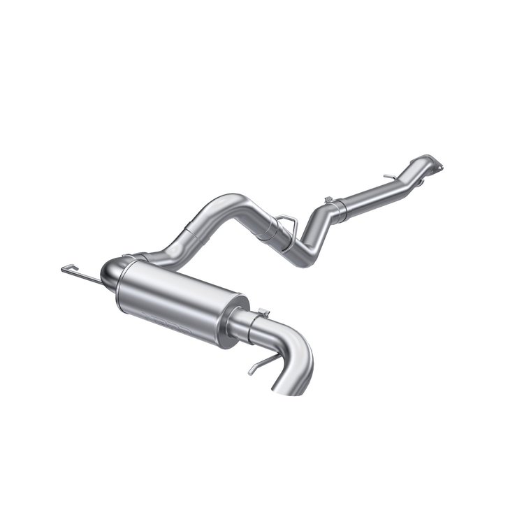 S5237AL Cat-Back Exhaust System 3 in., Rear Exit, High Clearance Fits Select Ford Bronco