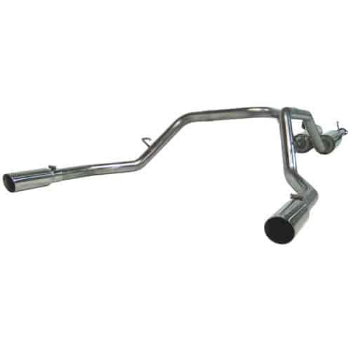 Sport Truck Exhaust System Cat Back Dual Split Rear Toyota Tundra 4.7/5.7L EC-Std. And SB/CC-SB