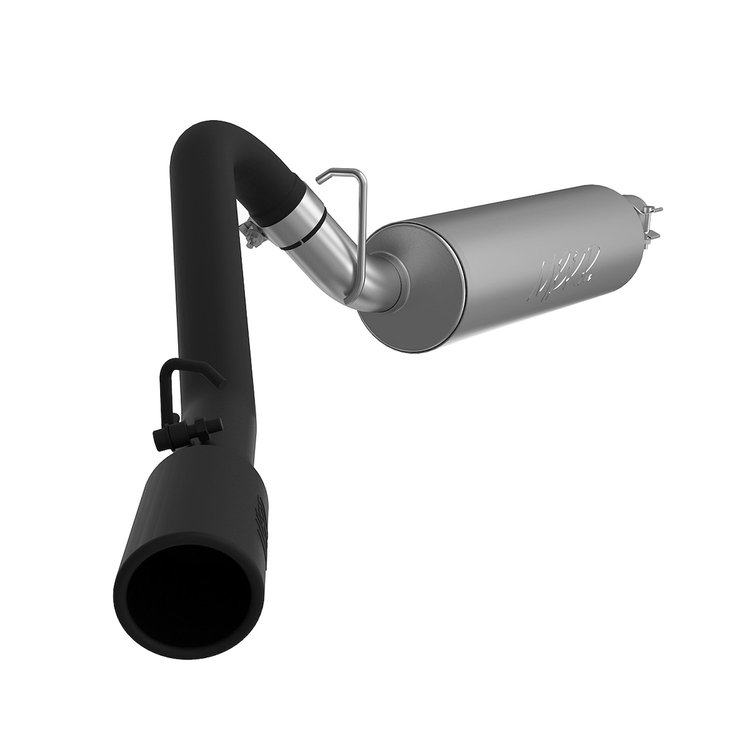 Black Series Street Exhaust System 1997-1999 Jeep Wrangler TJ 2.5L/4.0L