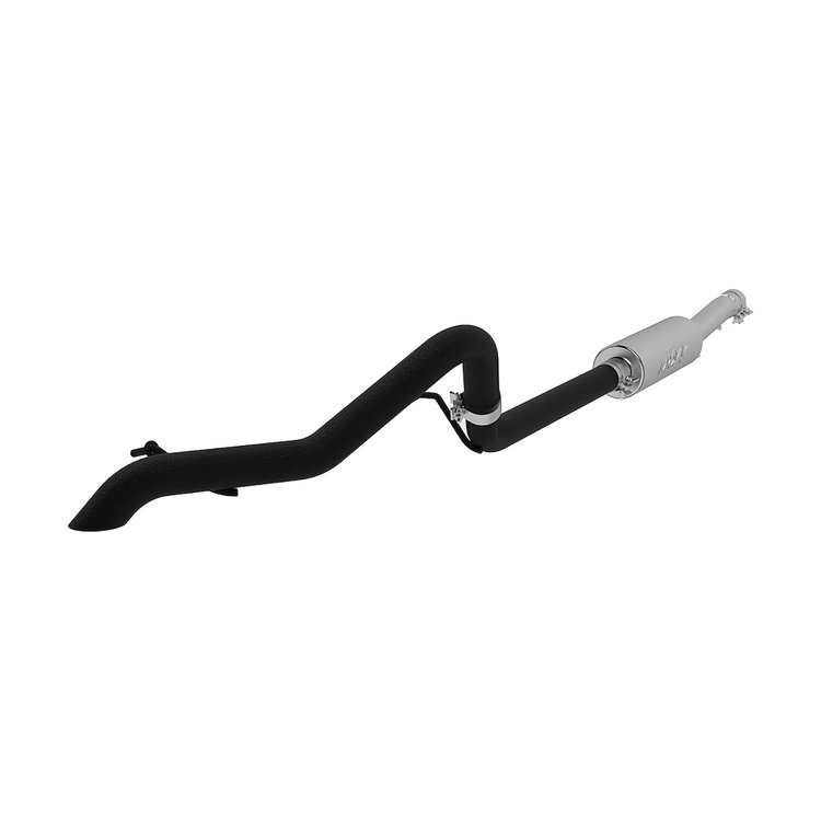 Black Series Street Exhaust System 2012-2016 Jeep Wrangler/Rubicon 3.6L