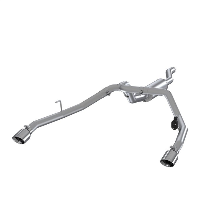 S5538304 Cat-Back Exhaust System 3 in., 2.5 in. Dual Rear Exit, Fits Select Jeep Gladiator