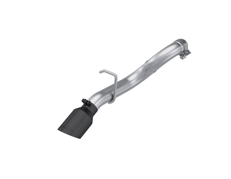 S5539409BT Axle-Back Exhaust System 2.5 in., Turn Down Exit, Black Fits Select Jeep Wrangler