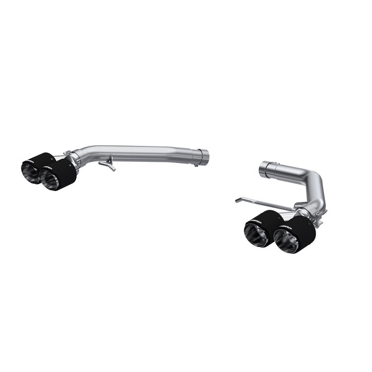 S56033CF Axle-Back Exhaust System 2.5 in., Dual Rear Exit, Carbon Fiber For 2016-2017 Audi SQ5