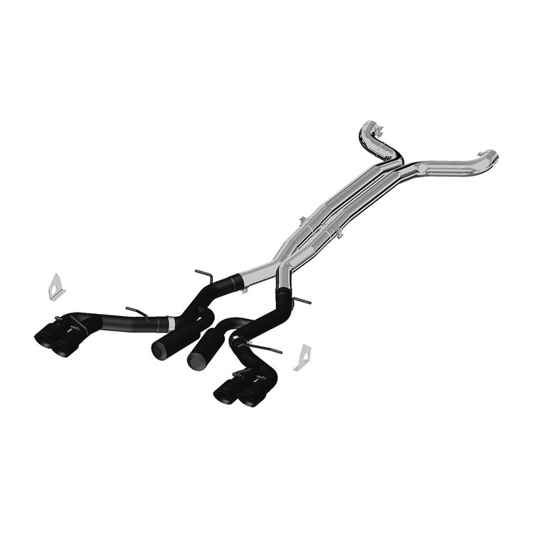 Black Series Street Exhaust System 2016-2018 Chevy Camaro 6.2L Manual Transmission