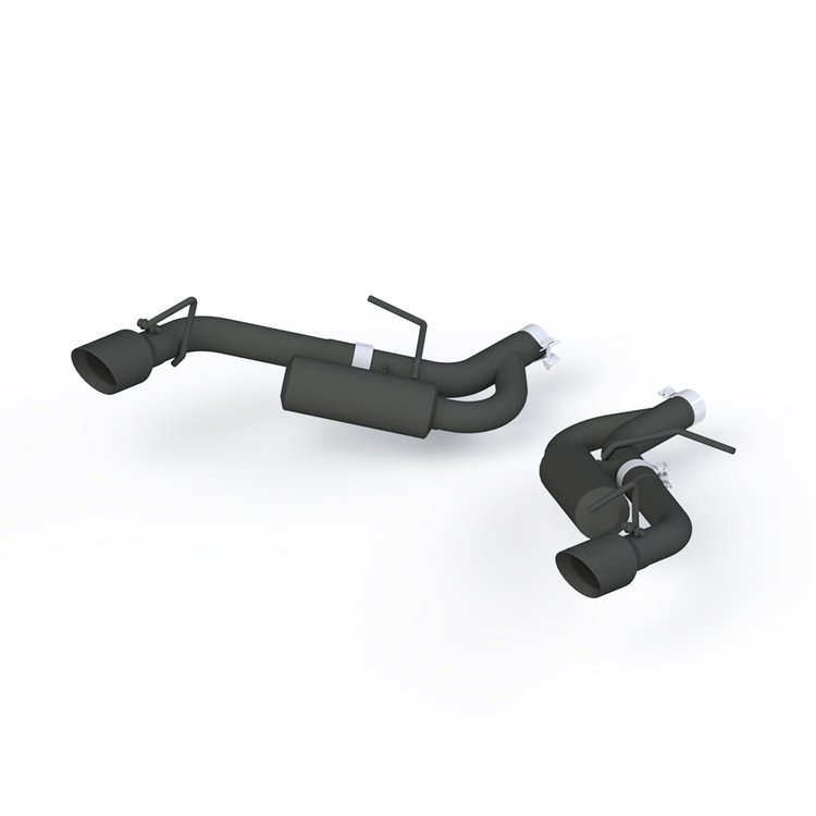 2.5" AXLEBACK NON NPP BLK