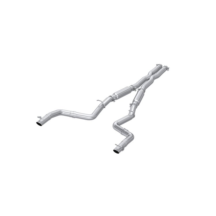 S7119304 Cat-Back Exhaust System 3 in., Dual Rear Exit, Street Profile For 2016-2015 Chrysler 300, Dodge Charger
